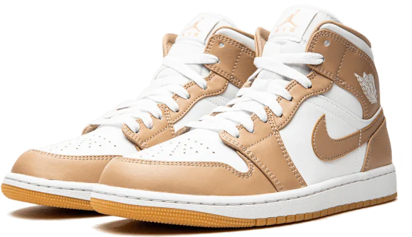 Nike Jordan 1 Mid Tan Gum Beige
