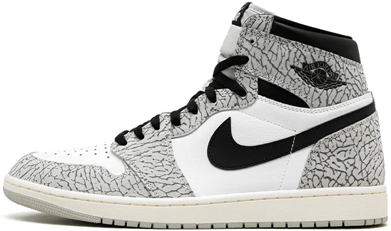 Nike Jordan 1 Retro High OG White Cement Grijs