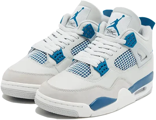 Nike Jordan 4 Retro Military Blue (2024) Blauw