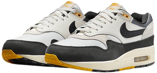 Nike Nike Air Max 1 Athletic Department Light Bone University Gold Zwart