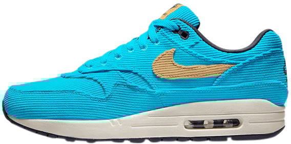 Nike Nike Air Max 1 Corduroy Baltic Blue Blauw