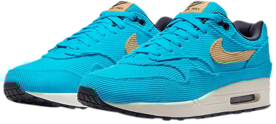 Nike Nike Air Max 1 Corduroy Baltic Blue Blauw