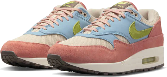 Nike Nike Air Max 1 Light Madder Root Worn Blue Roze