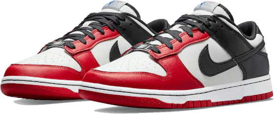 Nike Nike Dunk Low EMB NBA 75th Anniversary Chicago (GS) Rood