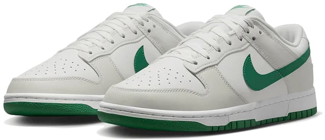 Nike Dunk Low Retro Summit White Malachite Groen