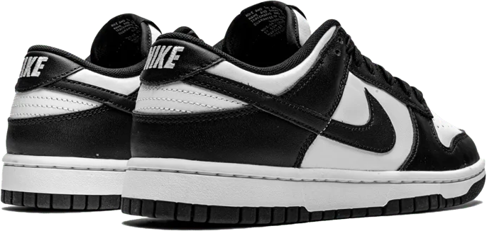 Nike Nike Dunk Low Retro White Black Panda (GS) Zwart