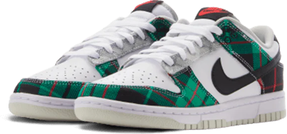 Nike Nike Dunk Low Tartan Plaid Groen