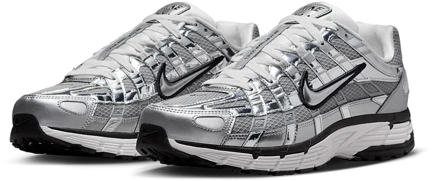 Nike Nike P-6000 Metallic Silver Grijs