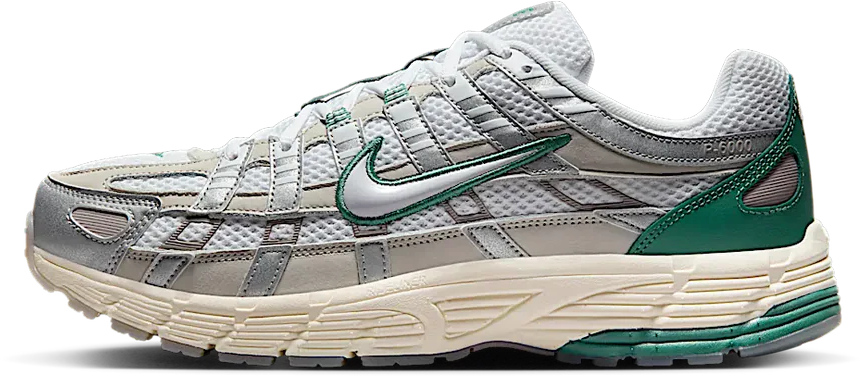Nike Nike P-6000 Premium Light Bone Bicoastal Green Groen