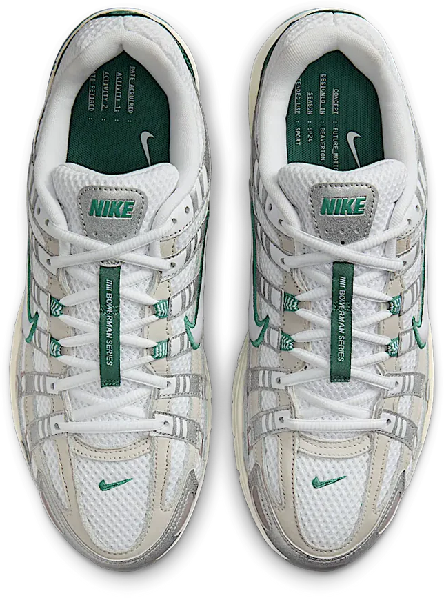 Nike Nike P-6000 Premium Light Bone Bicoastal Green Groen