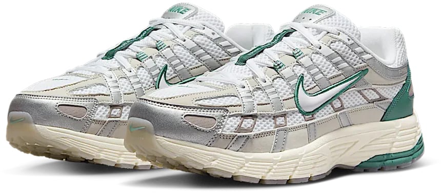 Nike Nike P-6000 Premium Light Bone Bicoastal Green Groen