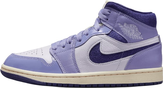 Nike Jordan 1 Mid SE Chenille Sky J Light Purple (Women's) Divers