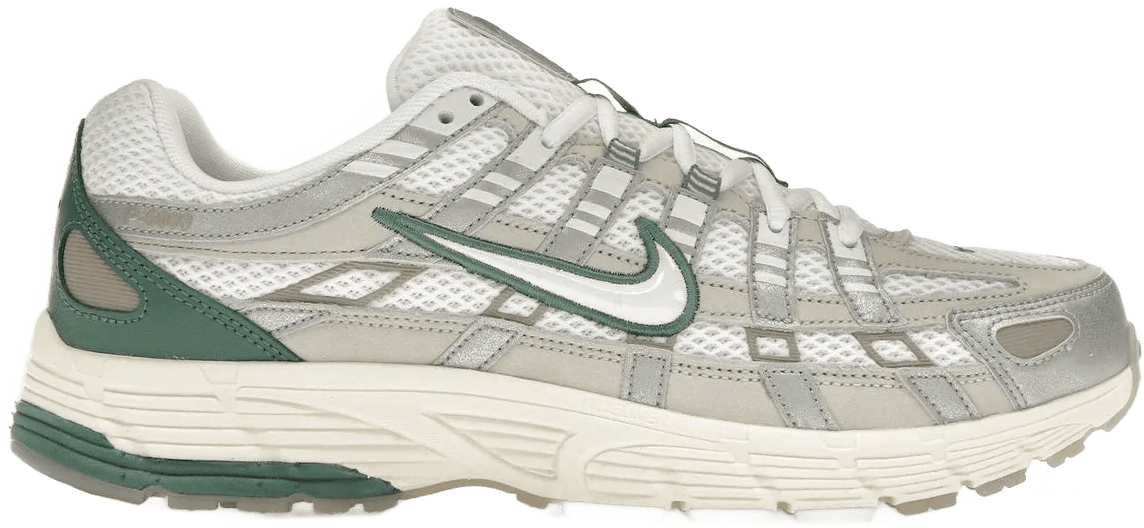 Nike P-6000 Premium Light Bone Bicoastal Green Groen
