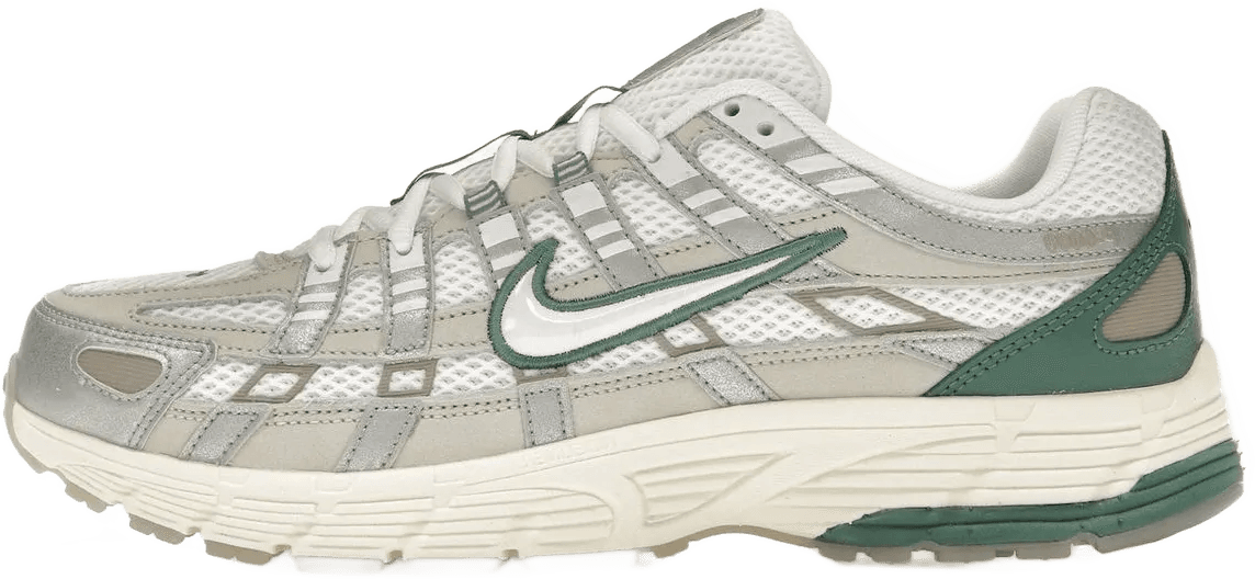 Nike P-6000 Premium Light Bone Bicoastal Green Groen