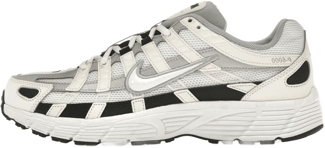 Nike P-6000 Sail Wolf Grey (W) Zwart