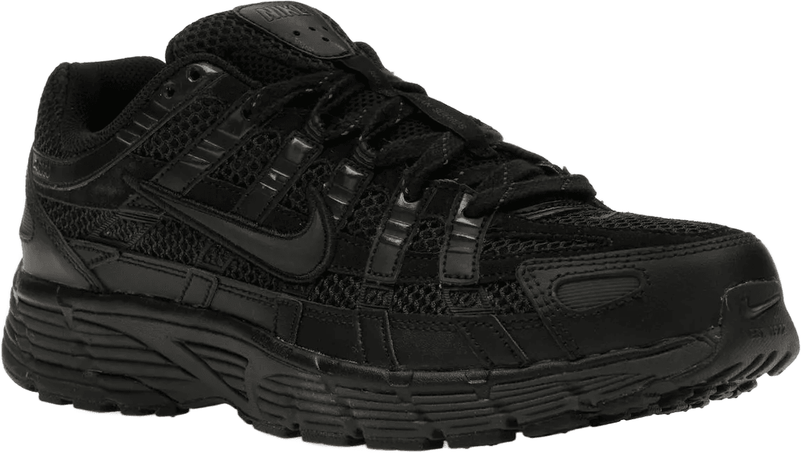Nike P-6000 Premium Triple Black Zwart