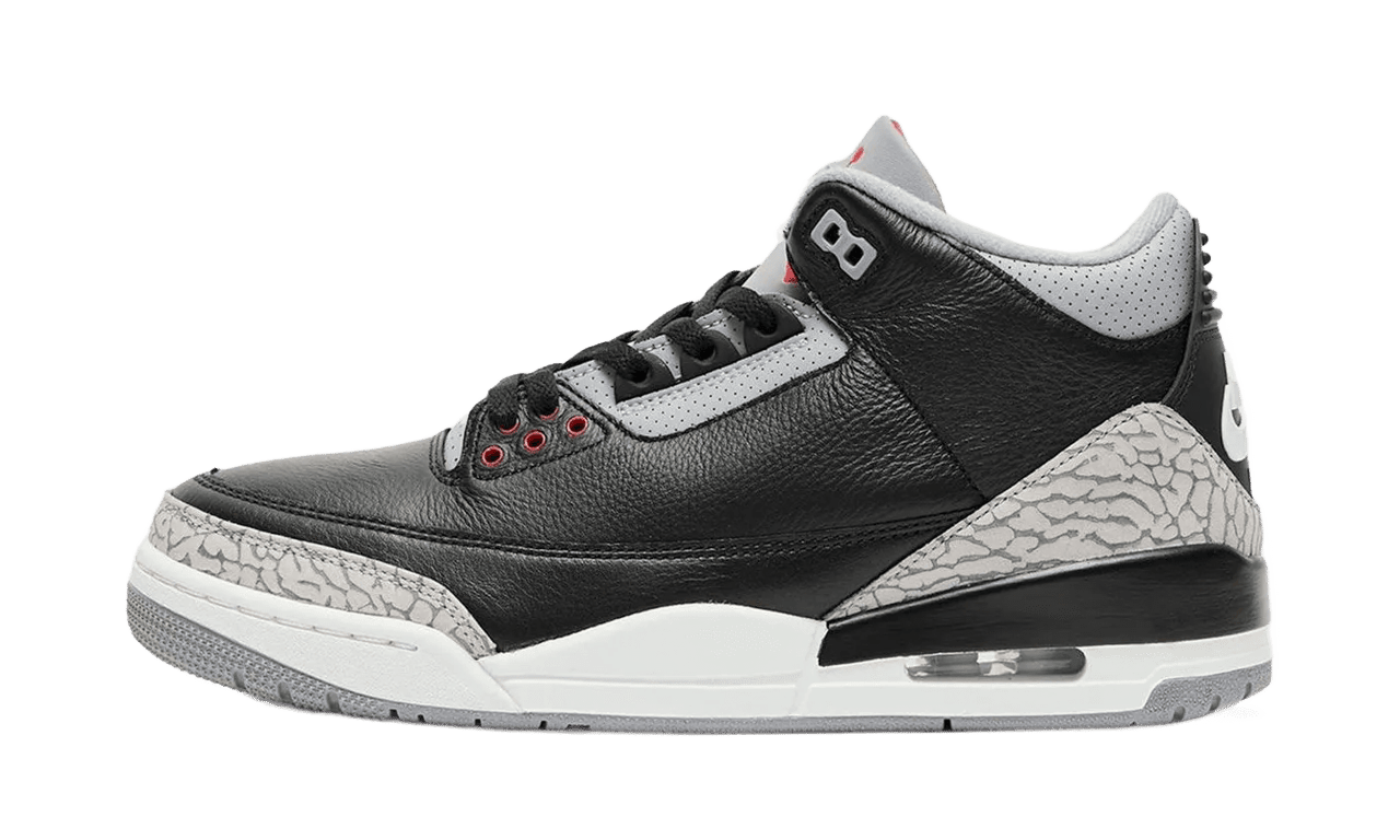 Nike Air Jordan 3 Retro Black Cement Reimagined Zwart