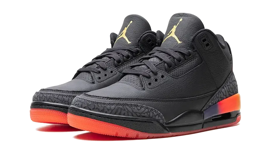 Nike Air Jordan 3 Retro J Balvin Rio Zwart