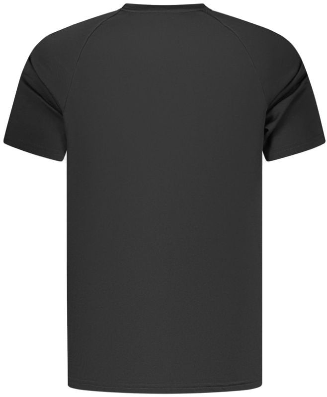 Nike Black Polyester Men's T-Shirt Zwart