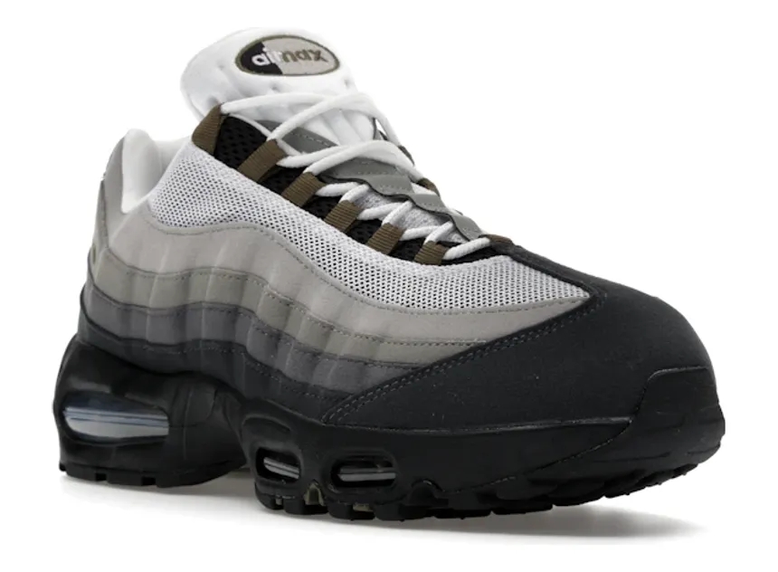 Nike Air Max 95 OG Big Bubble Black Medium Olive (Women's) Wit