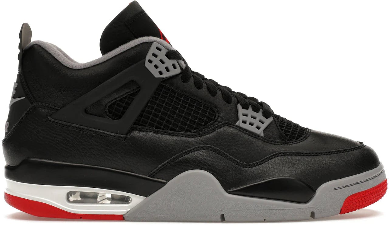 Nike Jordan 4 Retro Bred Reimagined Zwart