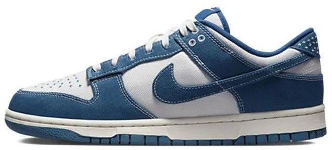 Nike Nike Dunk Low Industrial Blue Sashiko Blauw