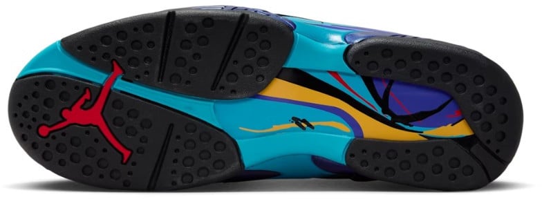 Nike Air Jordan 8 Retro Aqua (2025) Zwart