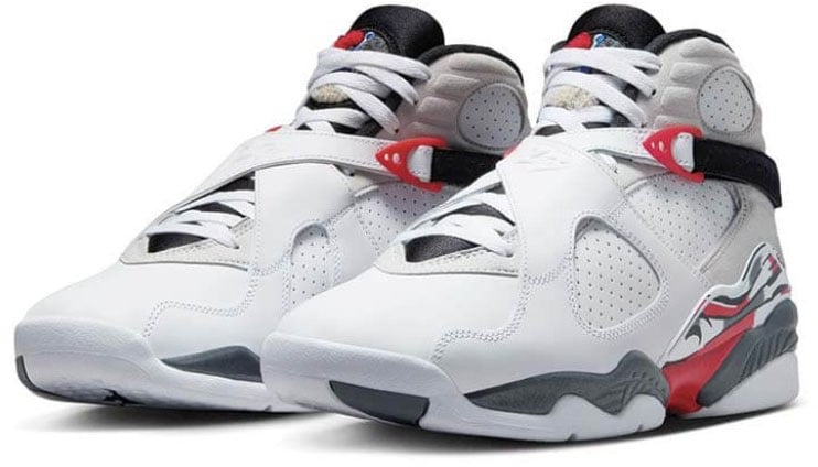 Nike Air Jordan 8 Retro White True Red (2025) Wit