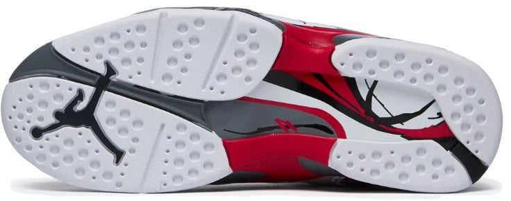 Nike Air Jordan 8 Retro White True Red (2025) Wit
