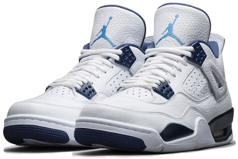 Nike Air Jordan 4 Retro Columbia Wit