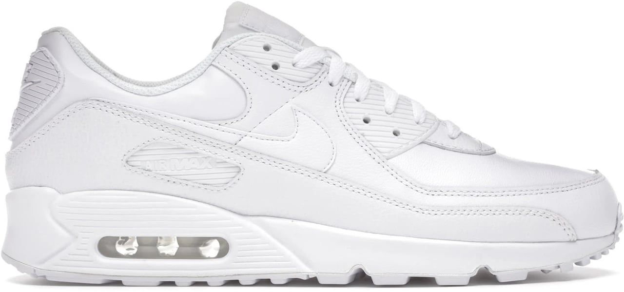 Nike Nike Air Max 90 Leather Triple White Divers