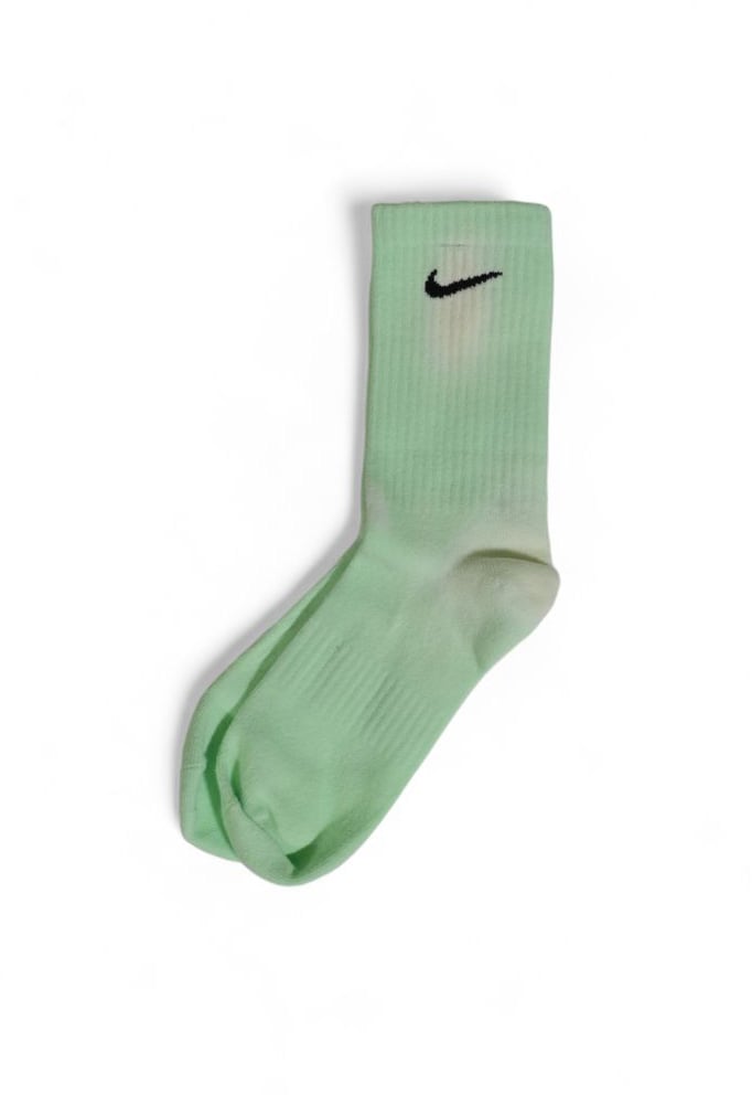 Nike Green Cotton Socks Groen