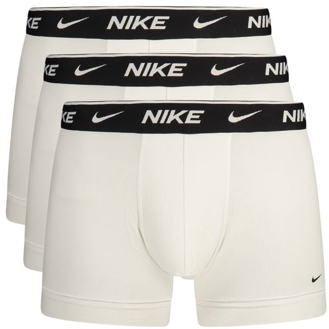Nike White Cotton Men's Boxer Short Wit
