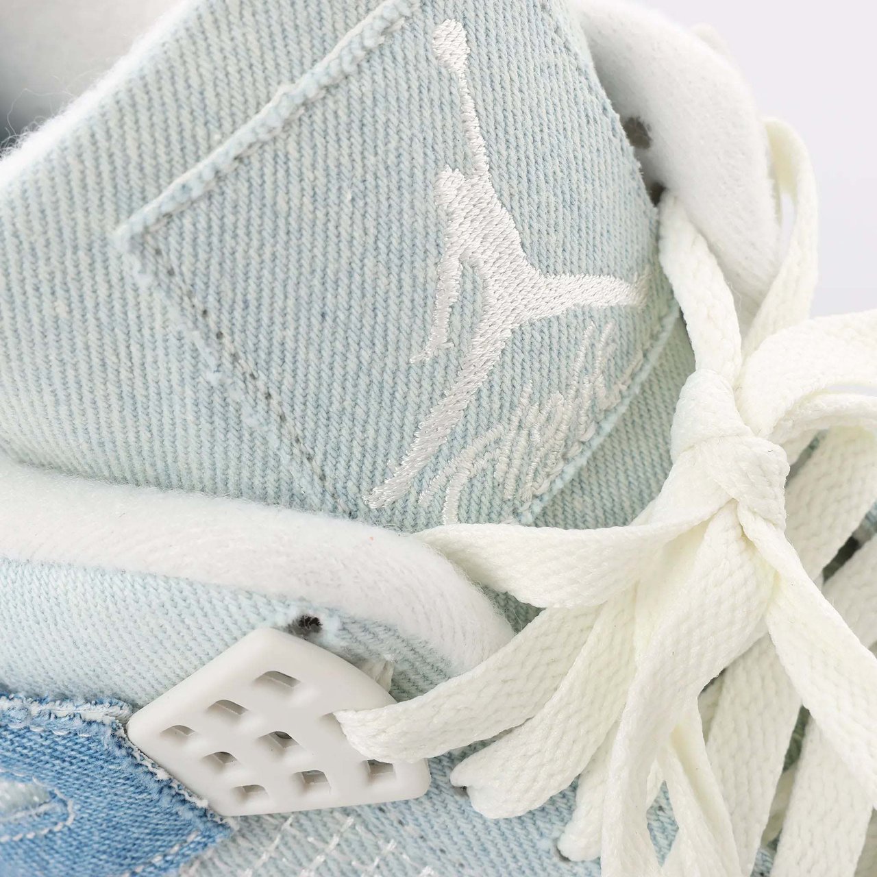 Nike Nike Air Jordan 4 RETRO SP Fabric Sneakers in Blue x White IB6716-100, Size 44 EU Divers