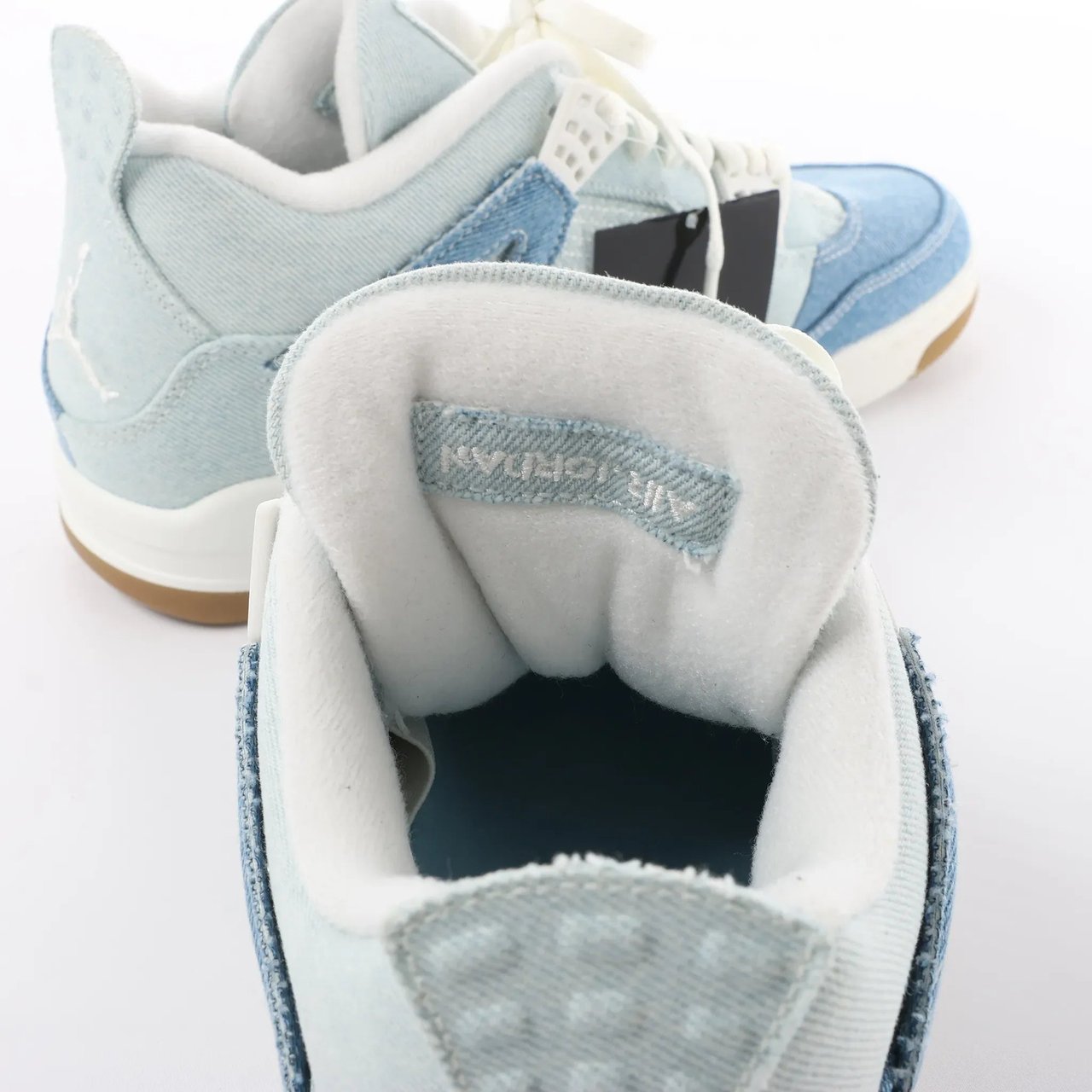 Nike Air Jordan 4 RETRO SP Fabric Sneakers in Blue x White IB6716-100, Size 44 EU Divers