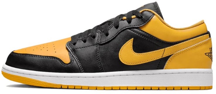 Nike Air Jordan 1 Low Yellow Ochre Zwart