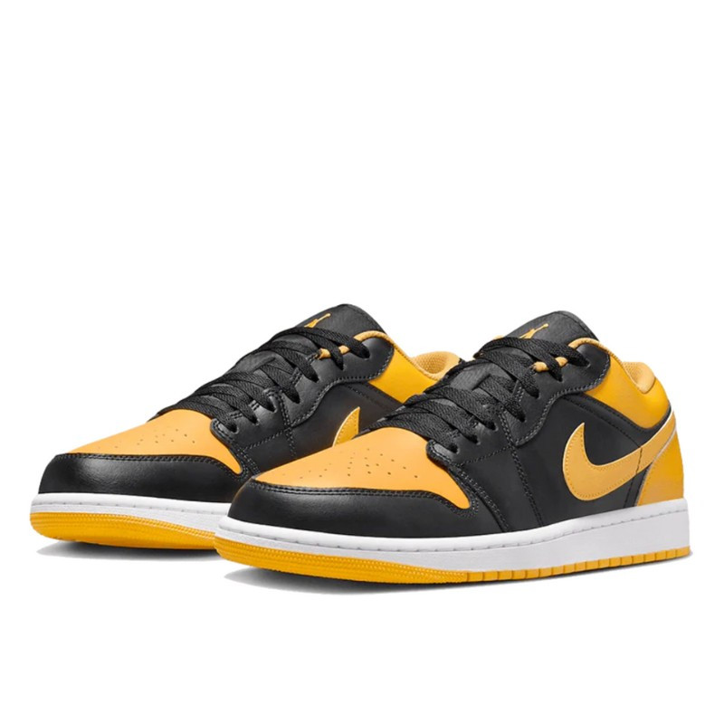Nike Air Jordan 1 Low Yellow Ochre Zwart