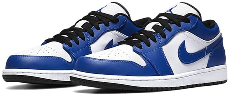 Nike Air Jordan 1 Low Game Royal Zwart