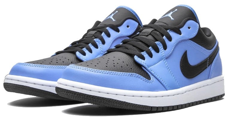 Nike Air Jordan 1 Low University Blue Black Zwart