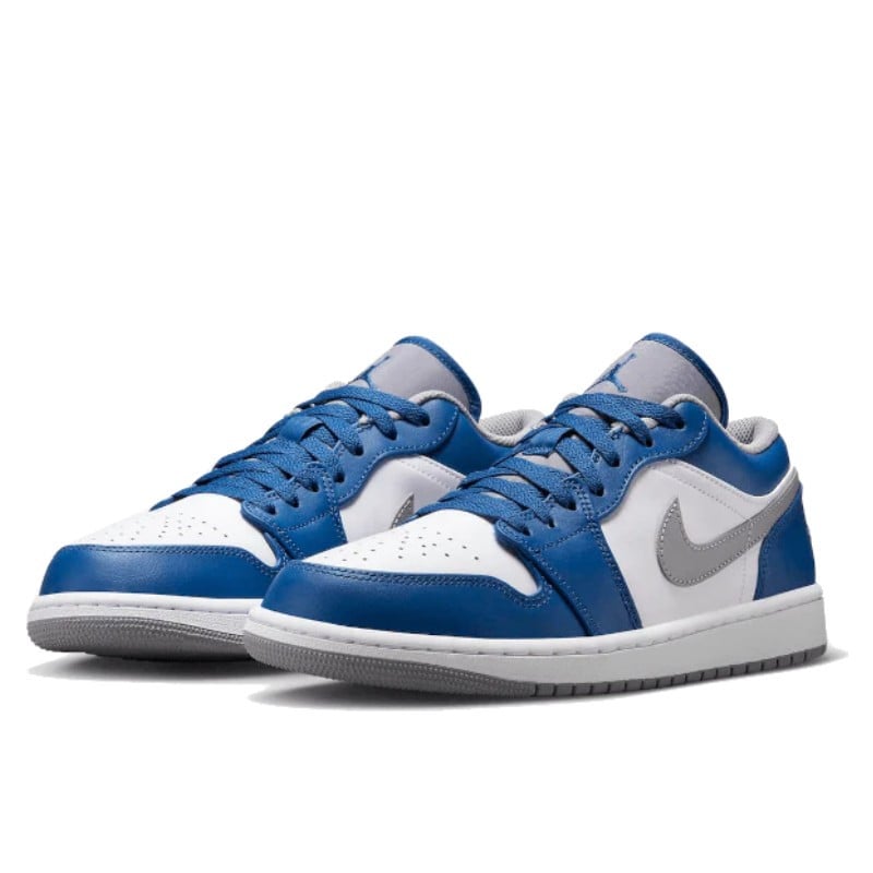 Nike Air Jordan 1 Low True Blue Grijs
