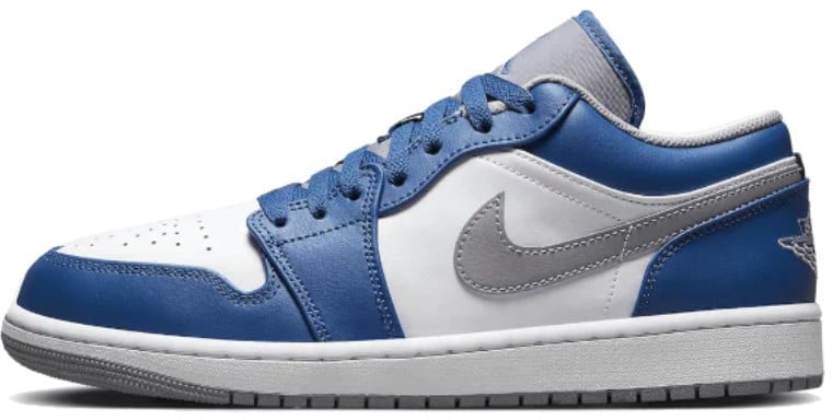Nike Air Jordan 1 Low True Blue Grijs