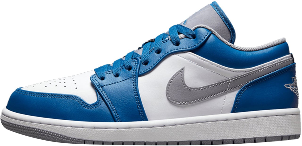 Nike Air Jordan 1 Low True Blue Cement Divers