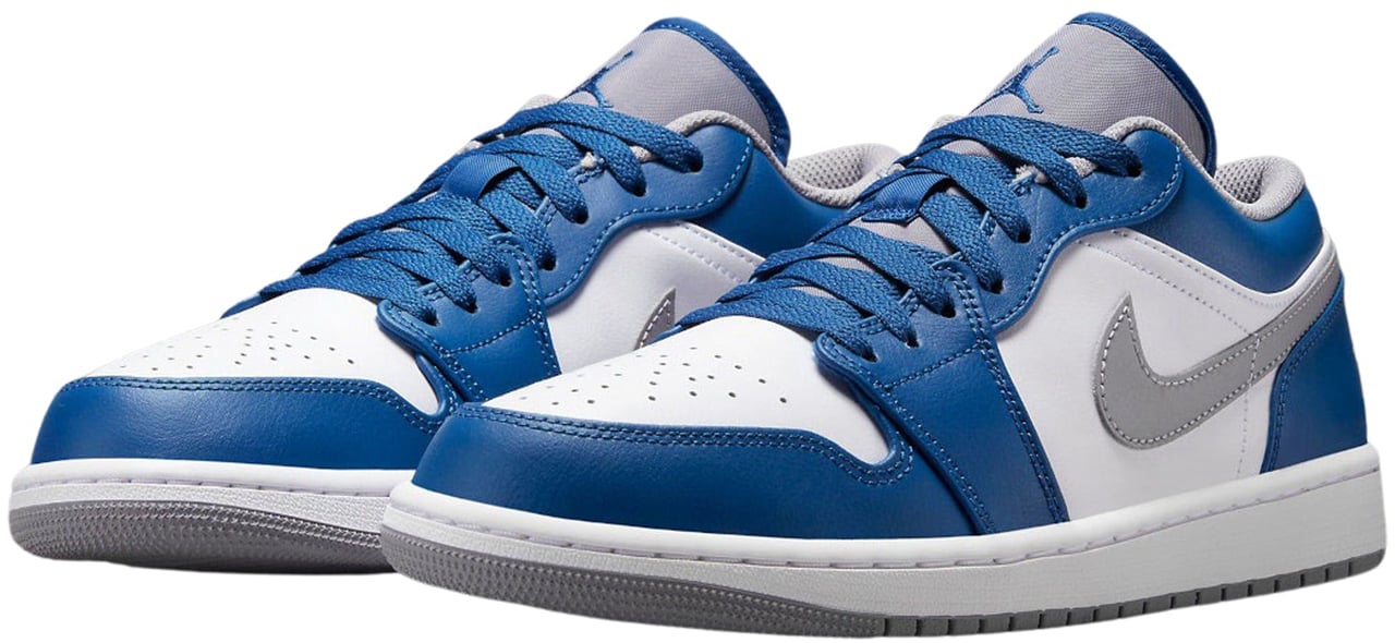 Nike Air Jordan 1 Low True Blue Cement Divers