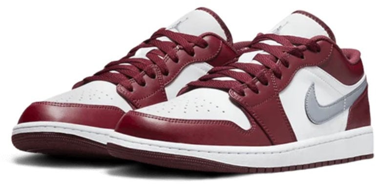 Nike Air Jordan 1 Low Bordeaux Wit