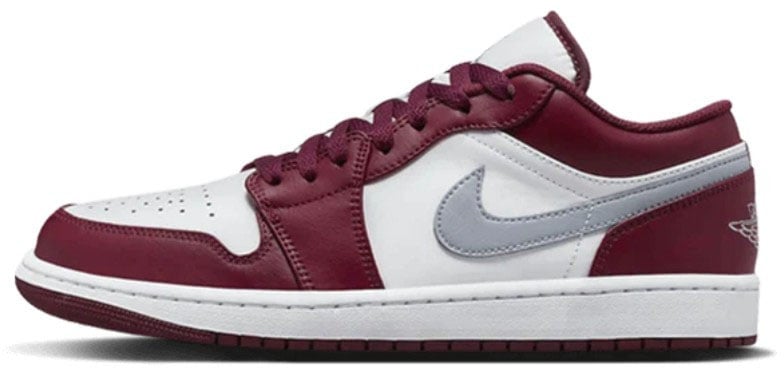 Nike Air Jordan 1 Low Bordeaux Wit