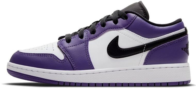 Nike Air Jordan 1 Low Court Purple White Wit