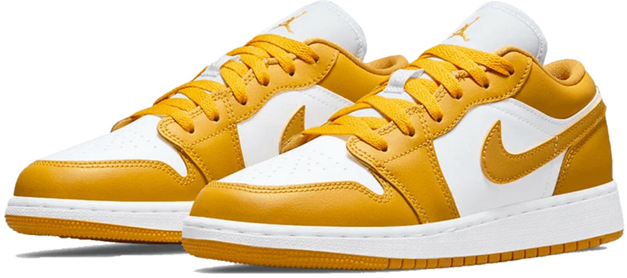 Nike Air Jordan 1 Low Yellow White (GS) Divers