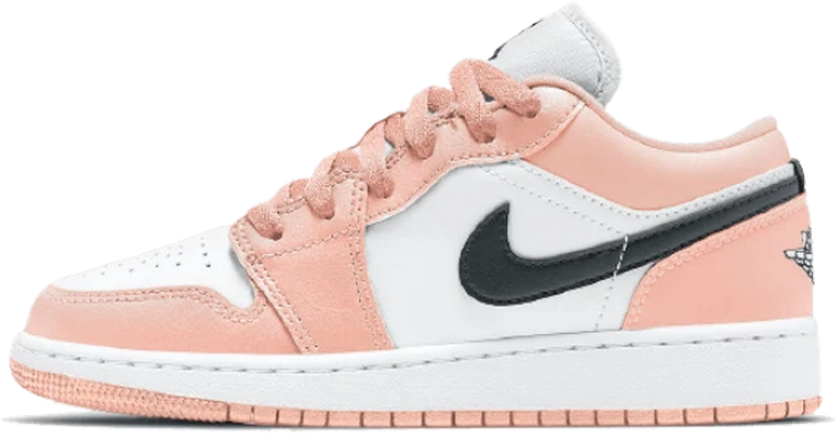 Nike Air Jordan 1 Low Light Arctic Rose Zwart