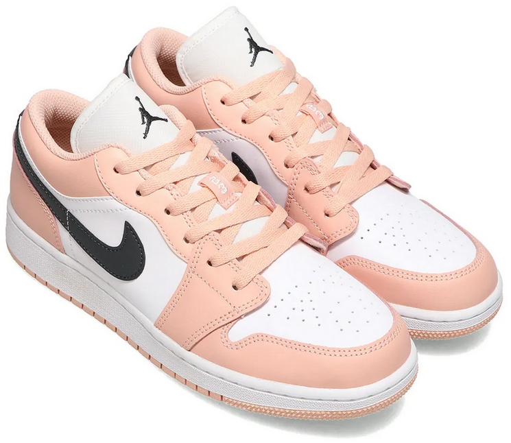 Nike Air Jordan 1 Low Light Arctic Rose Zwart