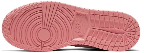 Nike Air Jordan 1 Low Black Pink Quartz Zwart